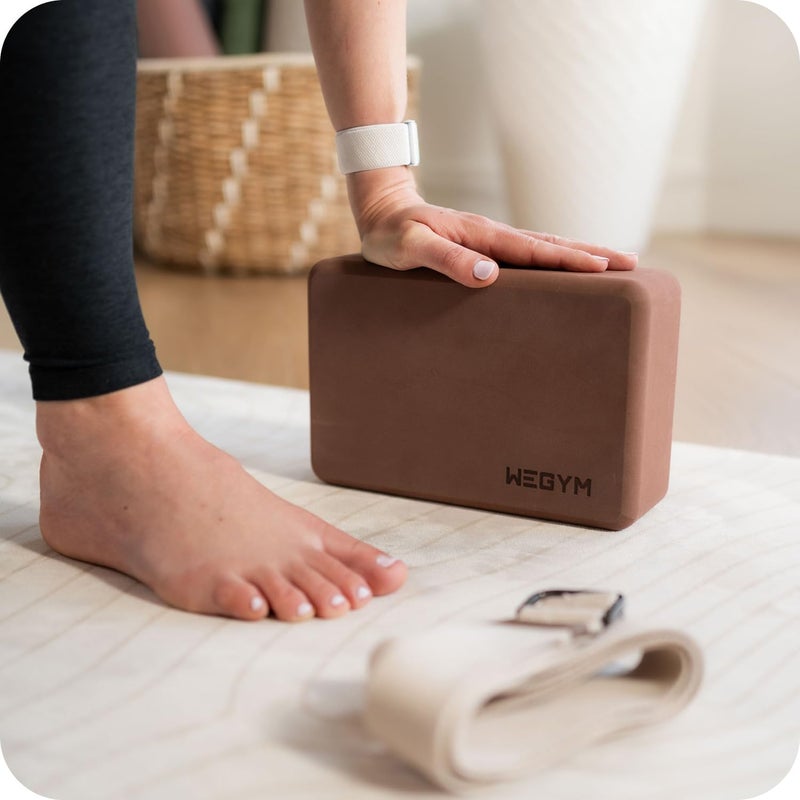 WeGym Yoga blocks with Anti-Slip, Comfortable Grip, Sturdy Sides for Secure Workouts at Home, for Yoga, and Pilate Training - Image 5
